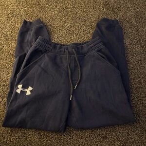 Under Armour Dark Blue Joggers with Logo